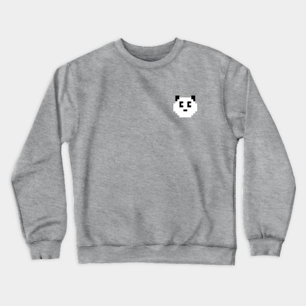 Pixel panda Crewneck Sweatshirt by Bee-